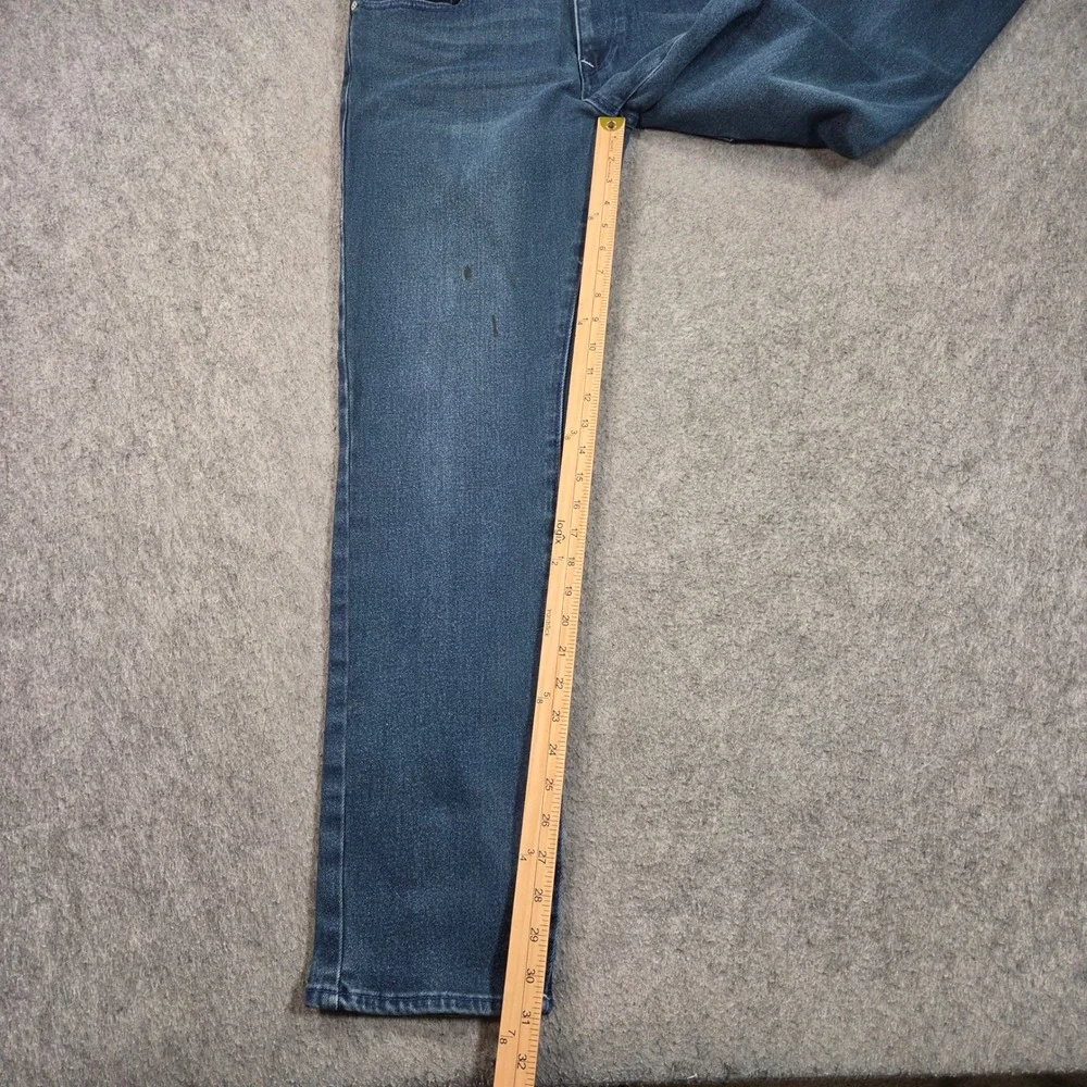 True Religion Rocco Jeans Mens 34 Relaxed Skinny Denim Flap Pocket 52549-00